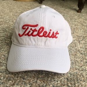 White Titleist Hat